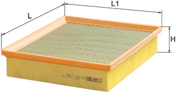 ALPHA FILTER AF1746: Gaisa filtrs