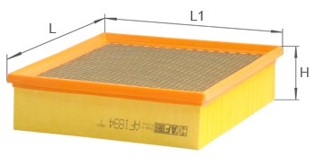 ALPHA FILTER AF1834S: Légszűrő