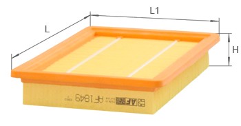 ALPHA FILTER AF1849: Filtro aria