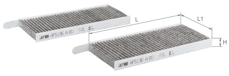 ALPHA FILTER AF5136A: Szűrő, utastér levegő