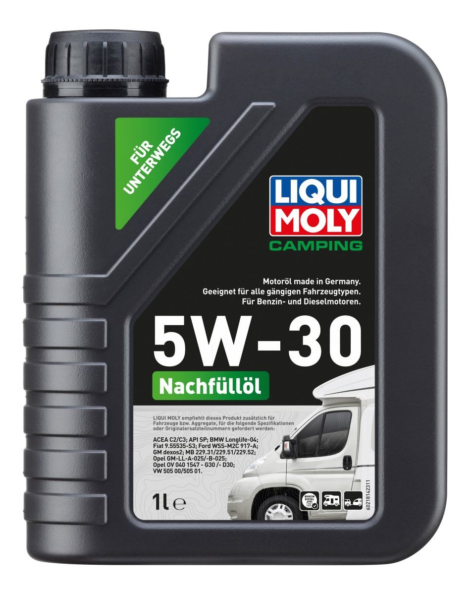 LIQUI MOLY 21814: Motorový olej 1l, 5W-30 Camping