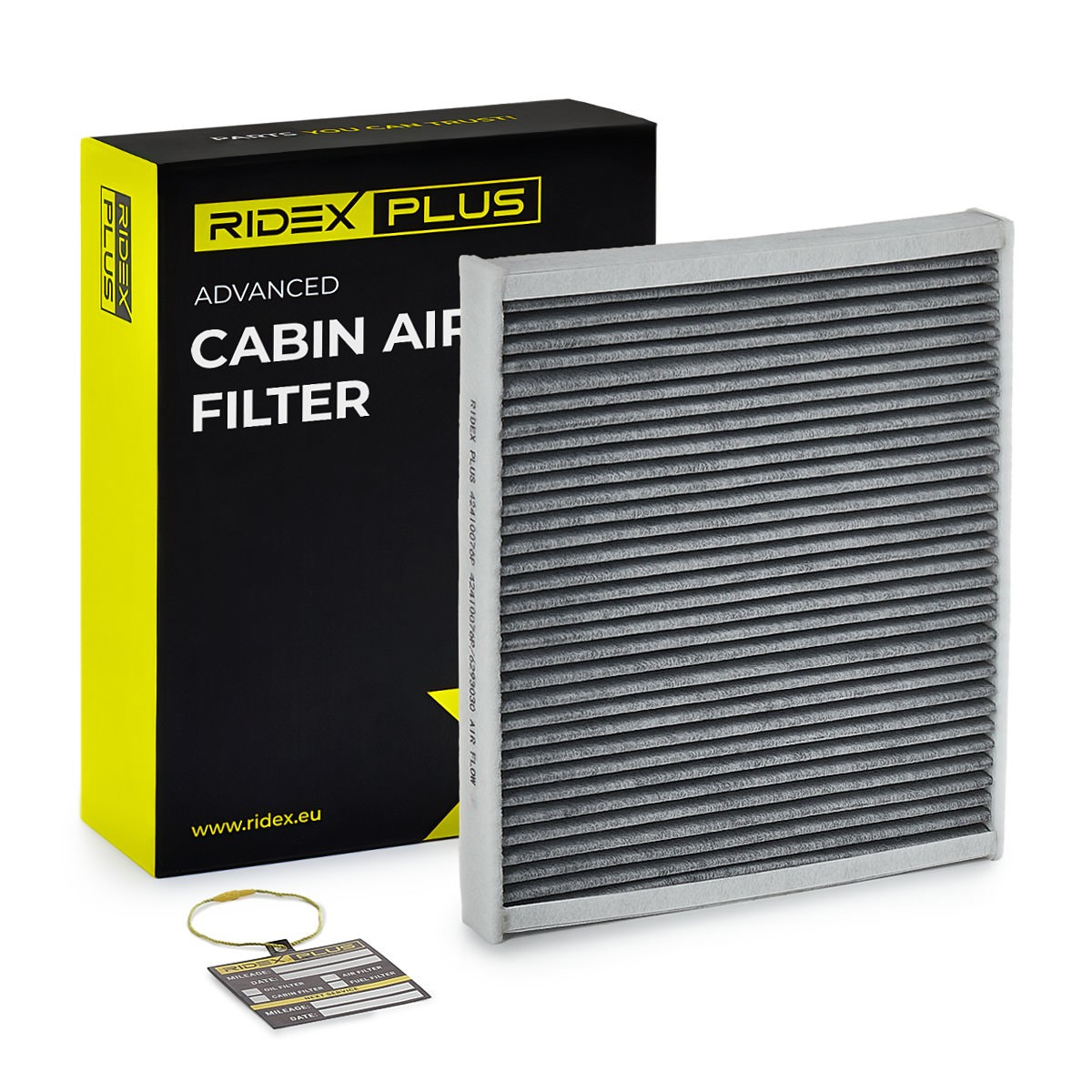 RIDEX PLUS 424I0076P: Filter vnútorného priestoru Filter aktívneho uhlia