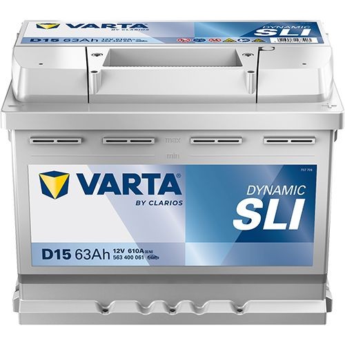 VARTA 563400061K262: Batterie DYNAMIC SLI Dynamic SLI, D15