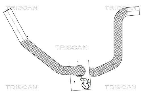 TRISCAN 8516 11006: Хидравличен маркуч, кормилно управление от масления радиатор към хидравличната кормилна помпа