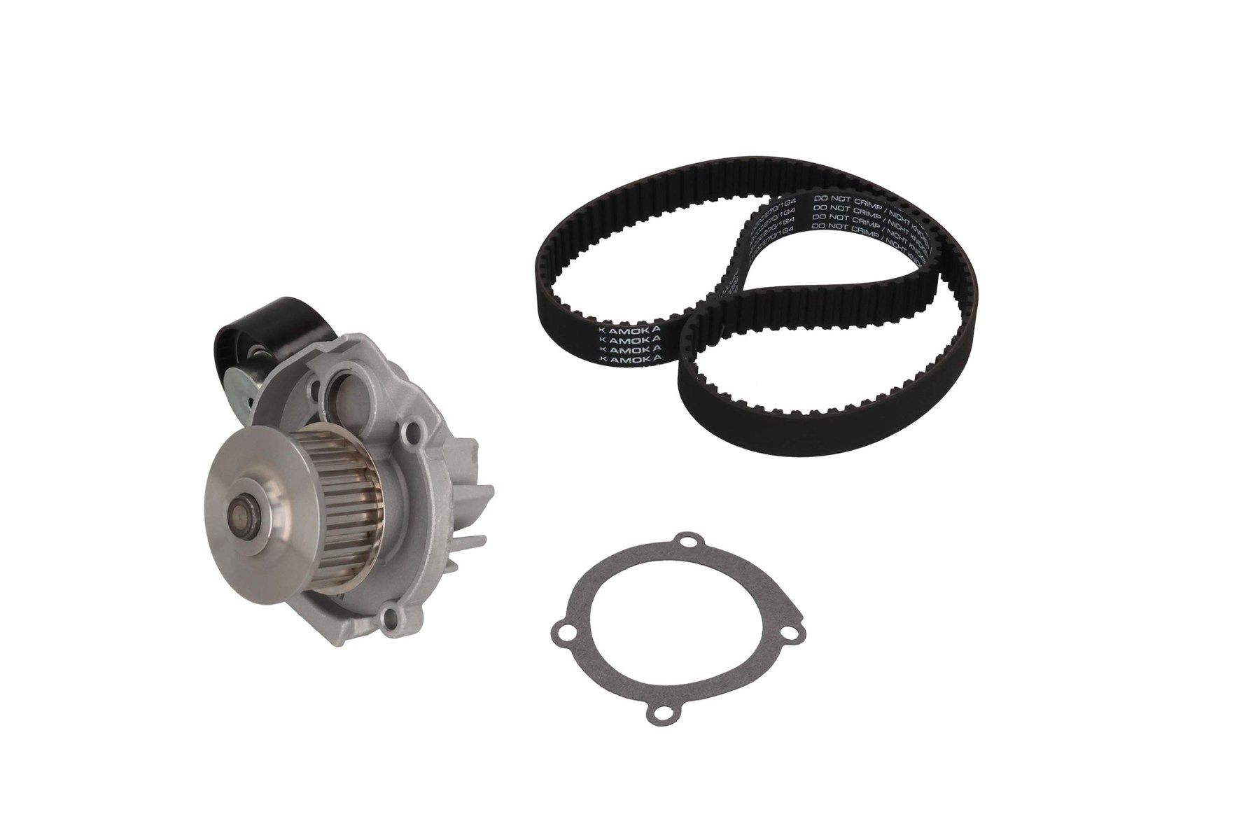 KAMOKA 7001223: Vezérműszíj készlet vízpumpával Fogszám: 124, Szélesség: 22mm