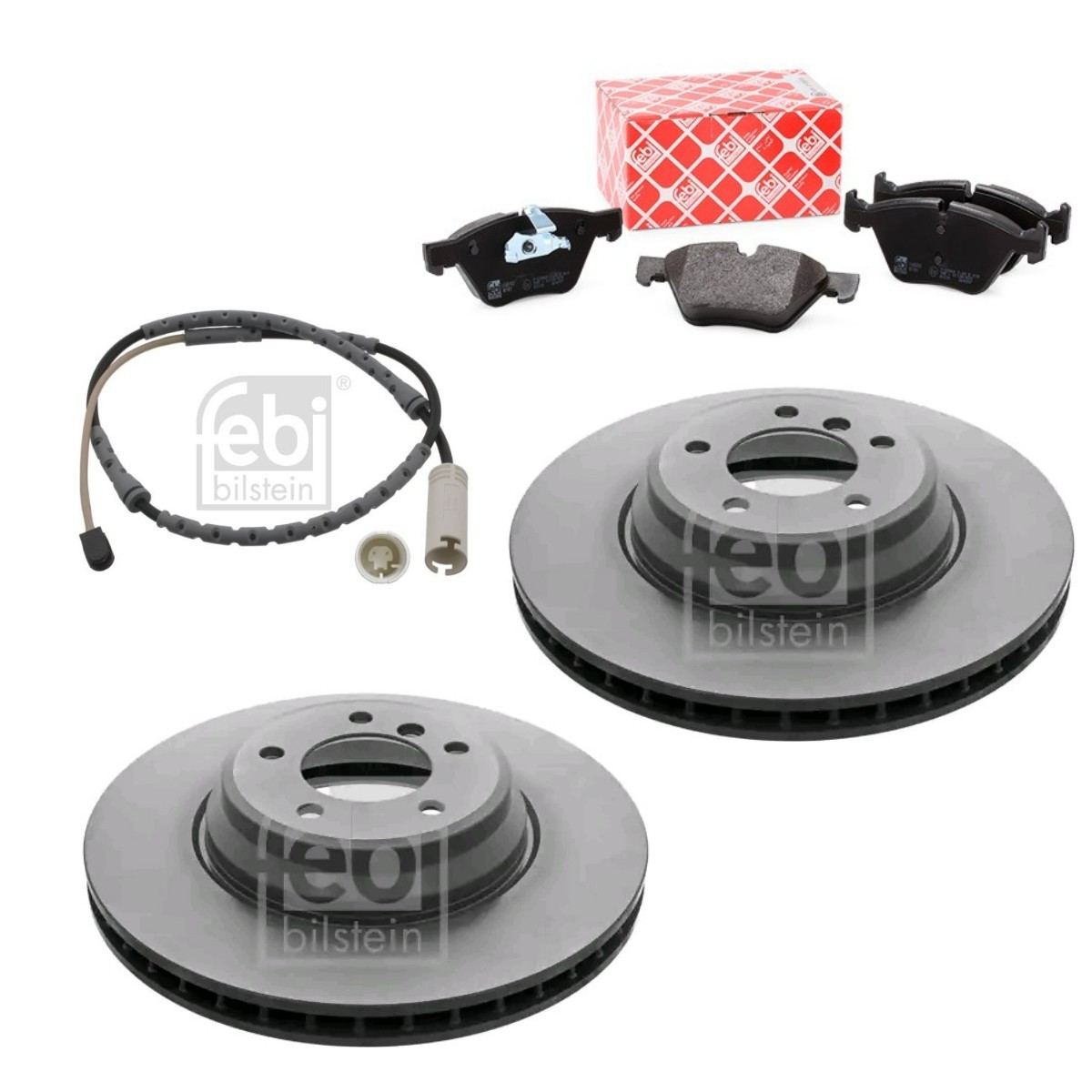 FEBI BILSTEIN FBL3405N0225: Disques et plaquettes de freins Essieu avant, Essieu avant gauche, monté d'un côté seulement, Ø: 348mm, ventilé de l'intérieur