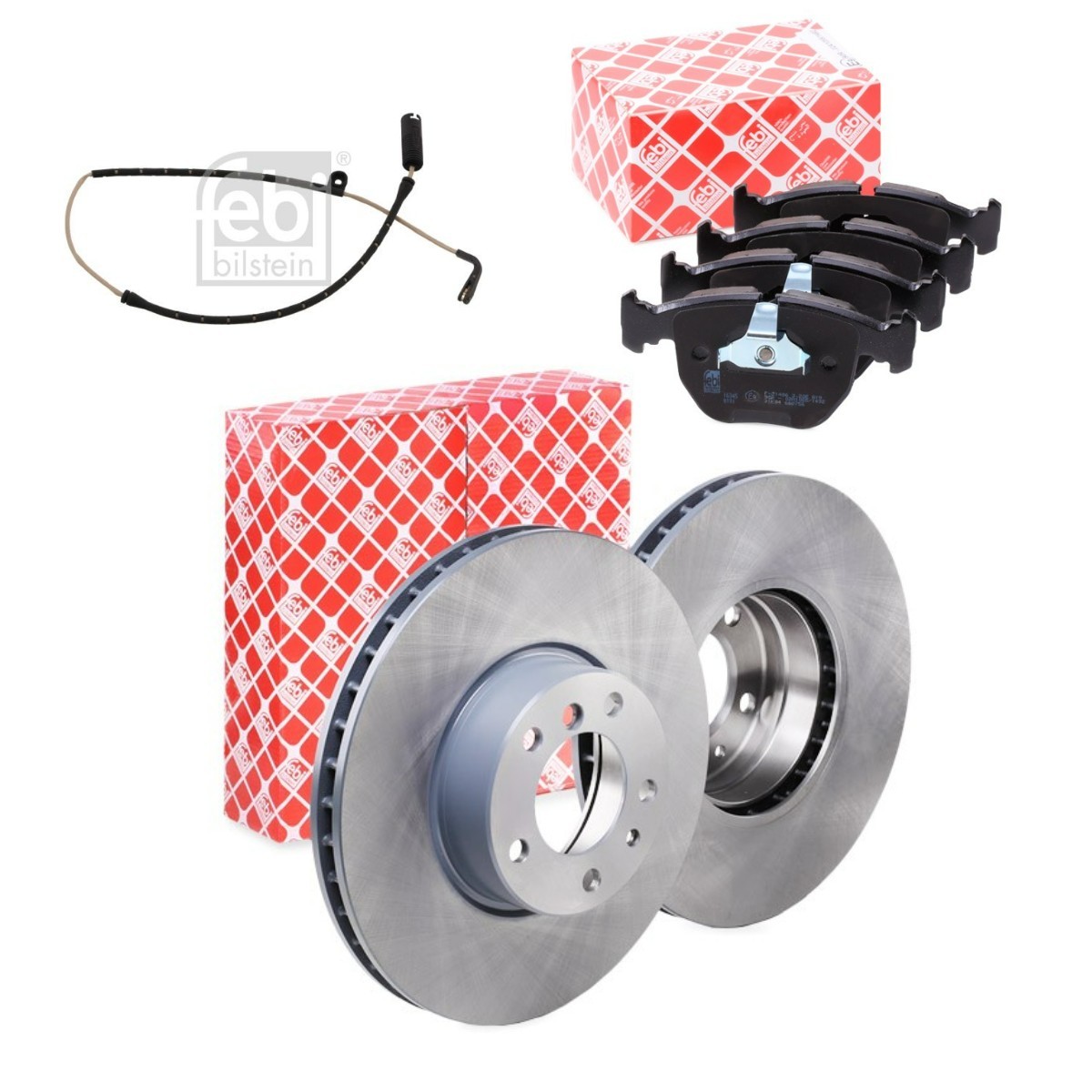 FEBI BILSTEIN FBL3405N0230: Bromssats, skivbroms framaxel, framaxel vänster, framaxel höger, Ø: 324mm, ventilerad invändigt