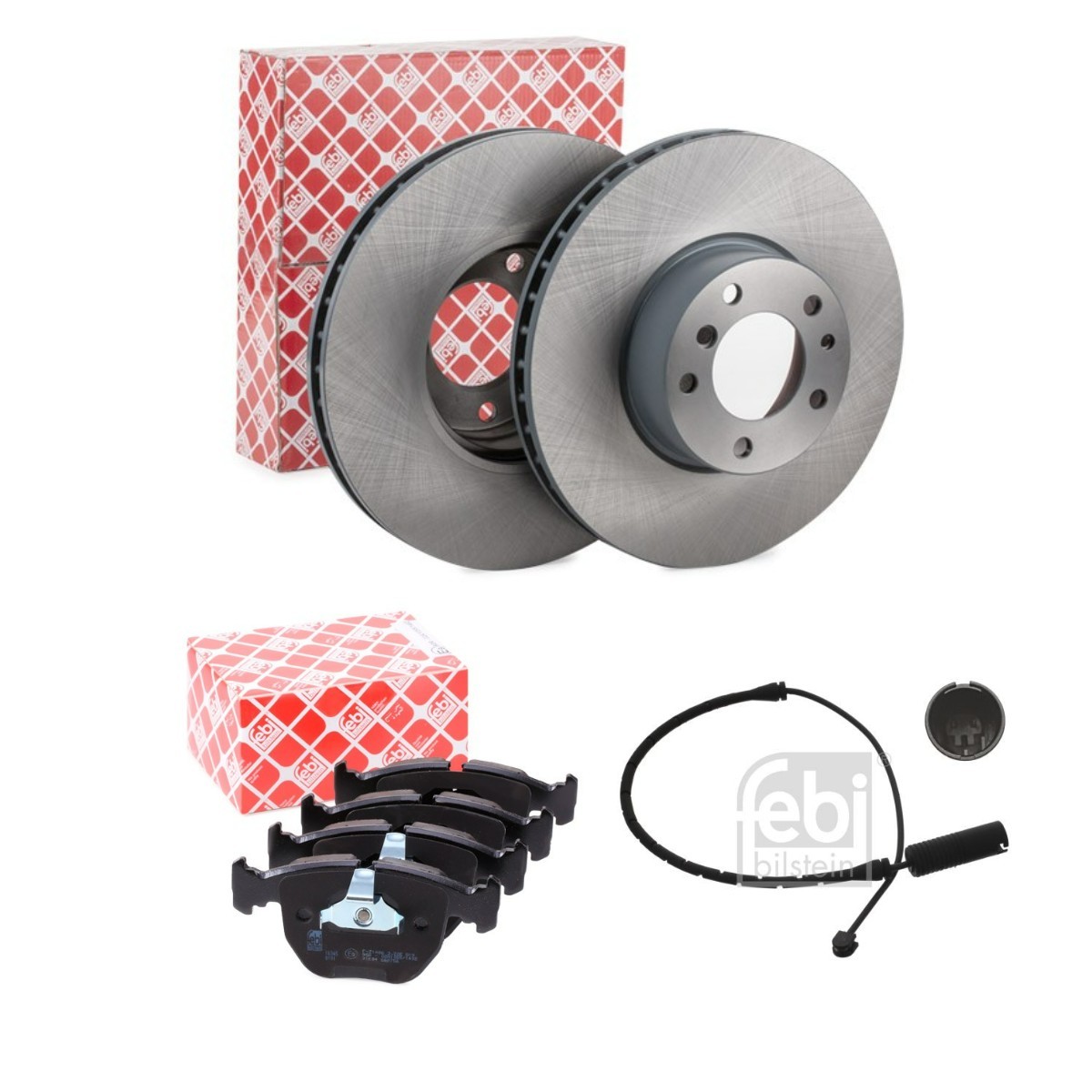 FEBI BILSTEIN FBL3405N0273: Bromssats, skivbroms framaxel, framaxel vänster, framaxel höger, Ø: 324mm, ventilerad invändigt