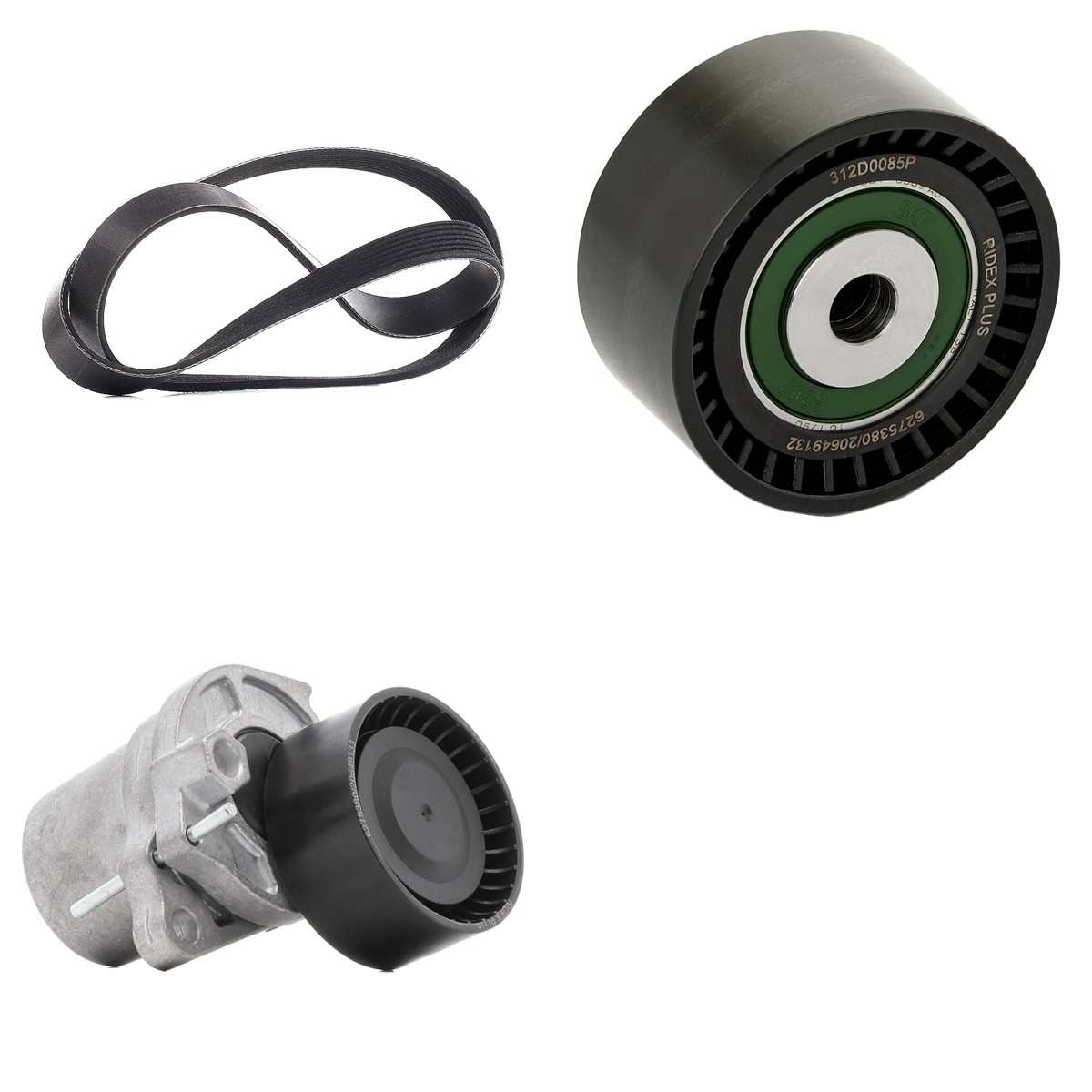 RIDEX PLUS 542R0847P: Jogo de correias trapezoidais estriadas