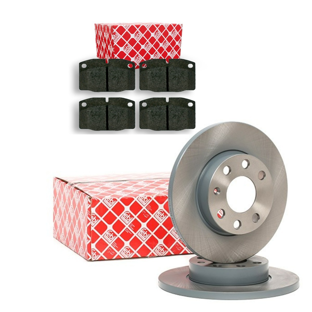 FEBI BILSTEIN FBL3405N0344: Bremsscheiben und -beläge Vorderachse, Ø: 236mm, voll