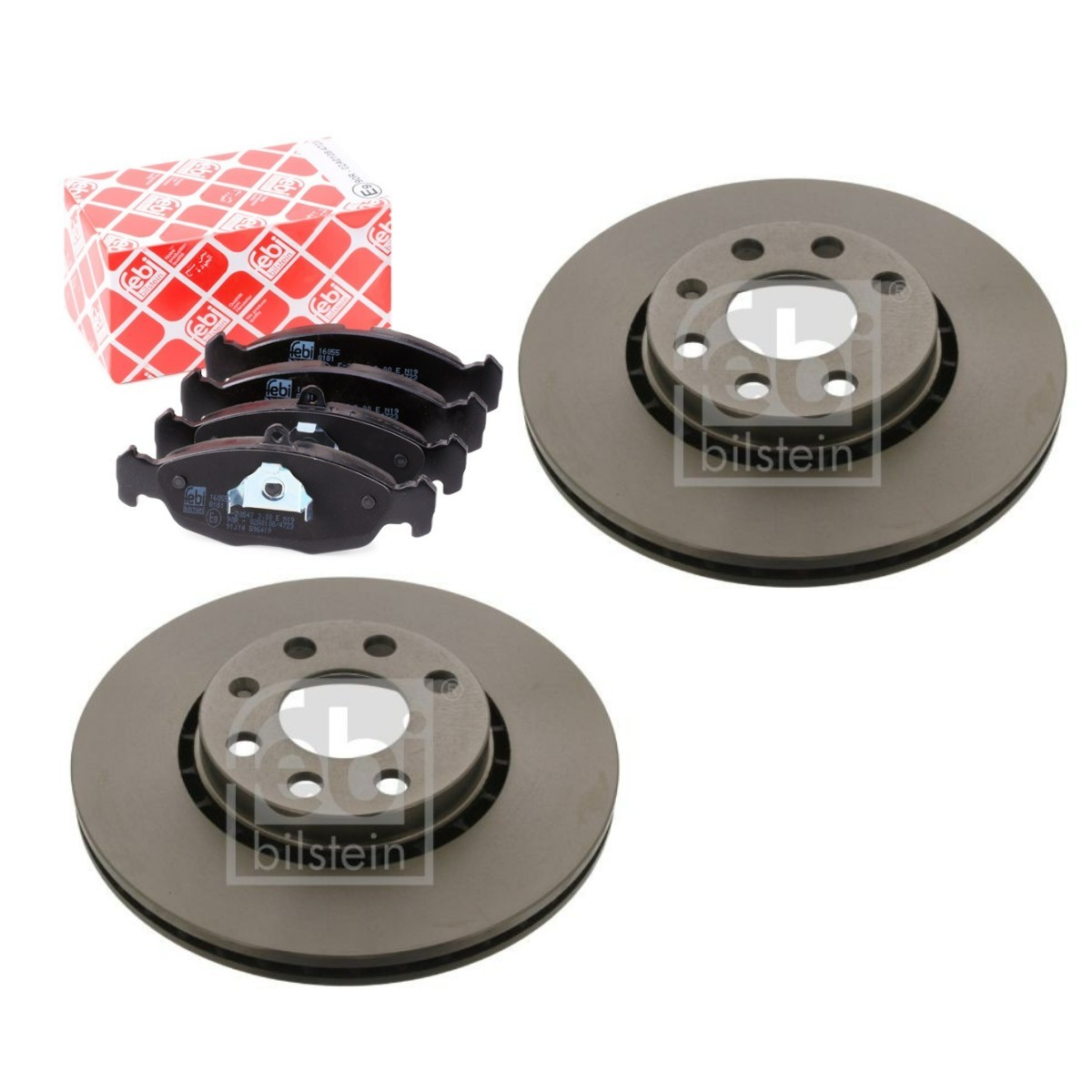 FEBI BILSTEIN FBL3405N0356: Bremseskiver og klodser foraksel, Ø: 256mm, indvendigt ventileret