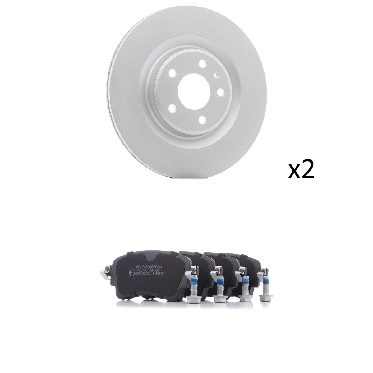 RIDEX 3405B3478: Zestaw do hamulców, hamulce tarczowe Oś tylna, Ø: 330[mm], wentylowany