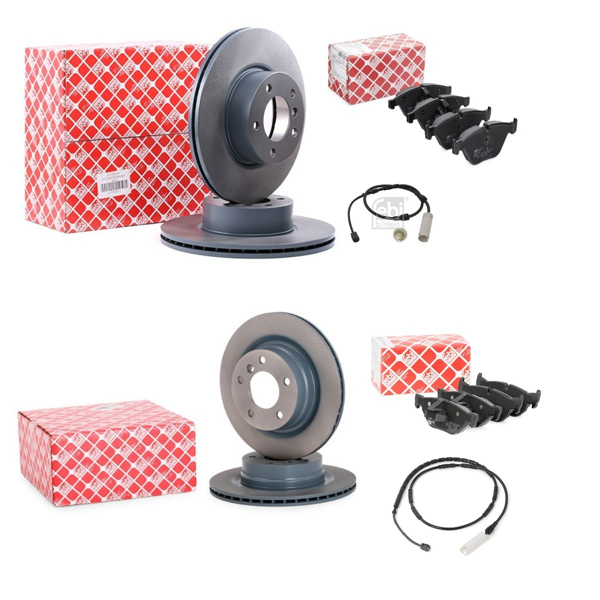 FEBI BILSTEIN FBL3405FR005: Zestaw do hamulców, hamulce tarczowe Oś przednia, Oś tylna, Ø: 312, 300[mm], z wentylacją wewnętrzną