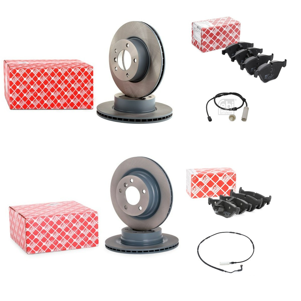 FEBI BILSTEIN FBL3405FR007: Remschijven en blokken Vooras, Achteras, Ø: 300mm, interne ventilatie