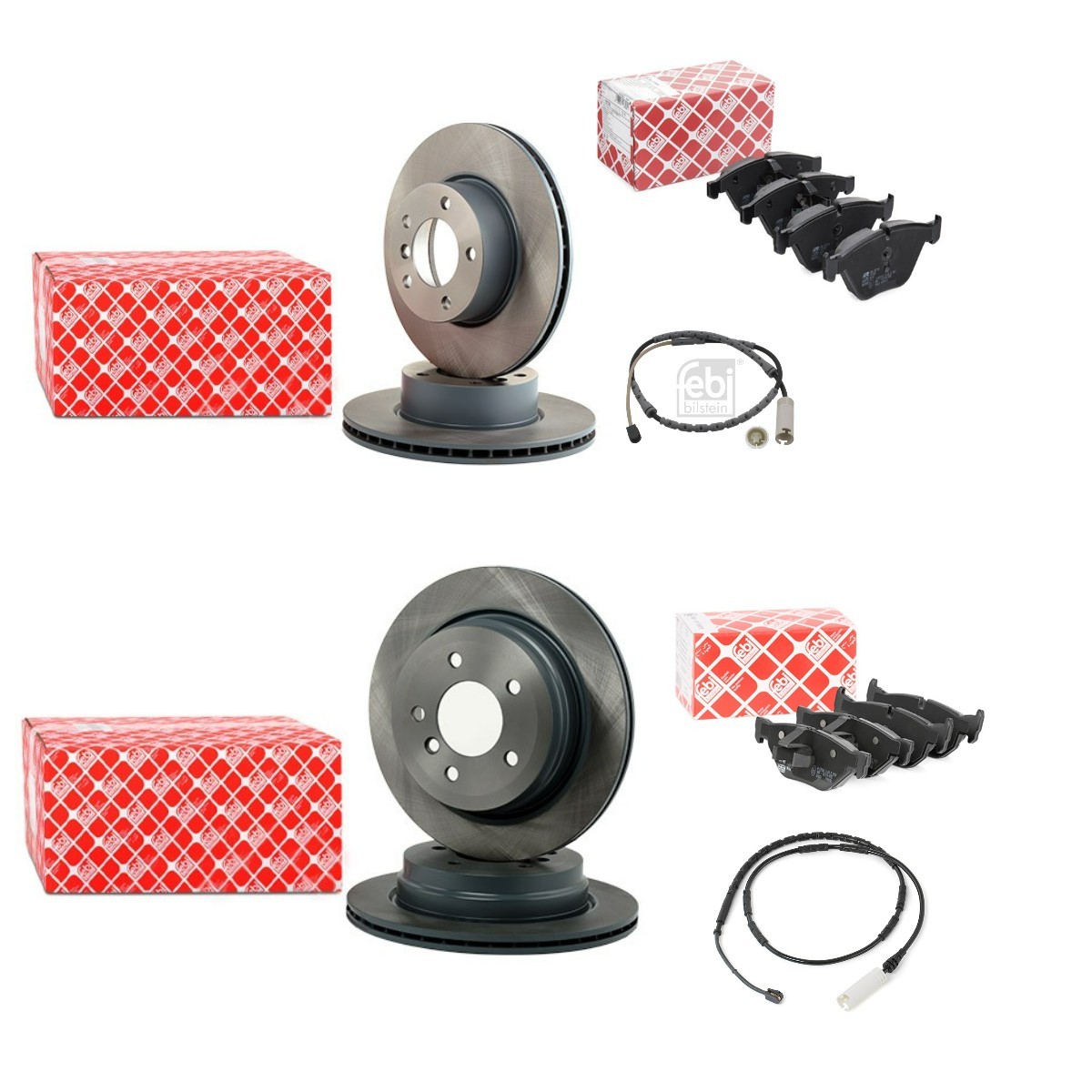 FEBI BILSTEIN FBL3405FR027: Remschijven en blokken Vooras, Vooras links, Aan een zijde verbouwd, Achteras, Ø: 300mm, interne ventilatie