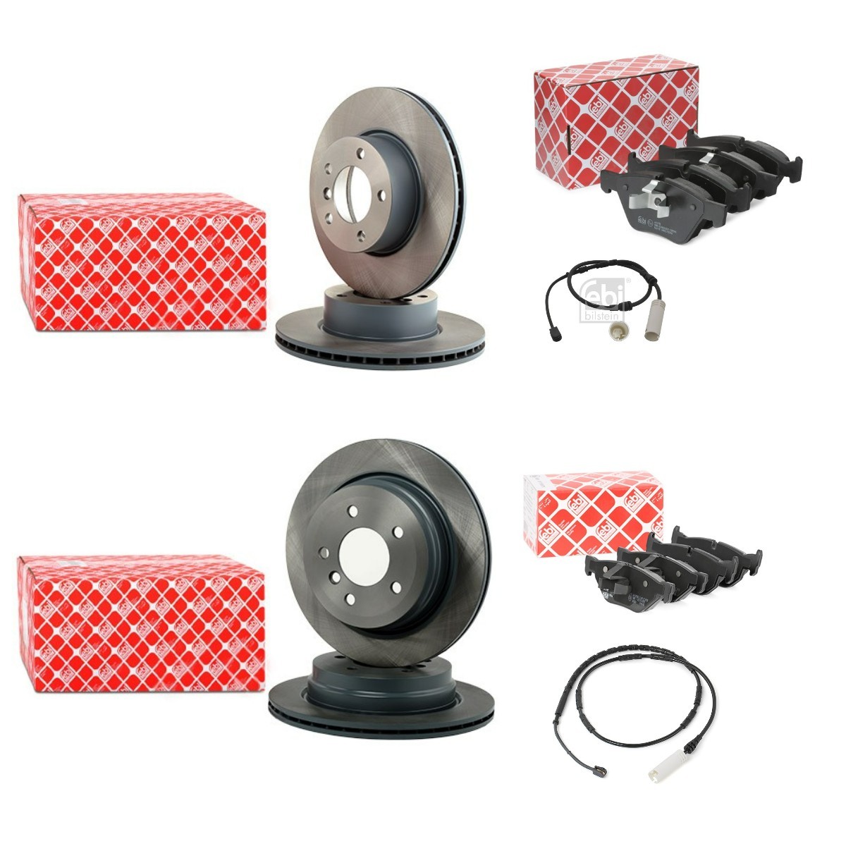 FEBI BILSTEIN FBL3405FR036: Zestaw do hamulców, hamulce tarczowe Oś przednia, Oś tylna, Ø: 300[mm], z wentylacją wewnętrzną