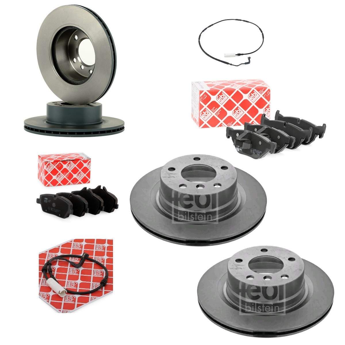 FEBI BILSTEIN FBL3405FR051: Zestaw do hamulców, hamulce tarczowe Oś przednia, Oś tylna, Ø: 292, 300[mm], z wentylacją wewnętrzną