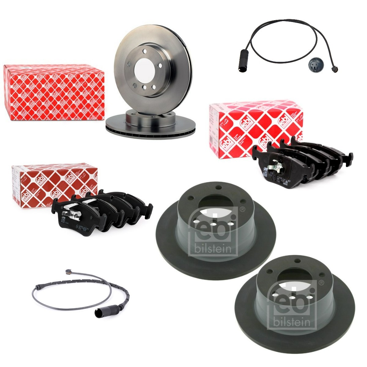 FEBI BILSTEIN FBL3405FR059: Pidurikomplekt, ketaspidur Esisild, esisild vasakul, esisild paremal, Tagasild, Tagasild vasakul, Tagasild paremal, Ø: 286, 272mm, sisemine õhutus, täis