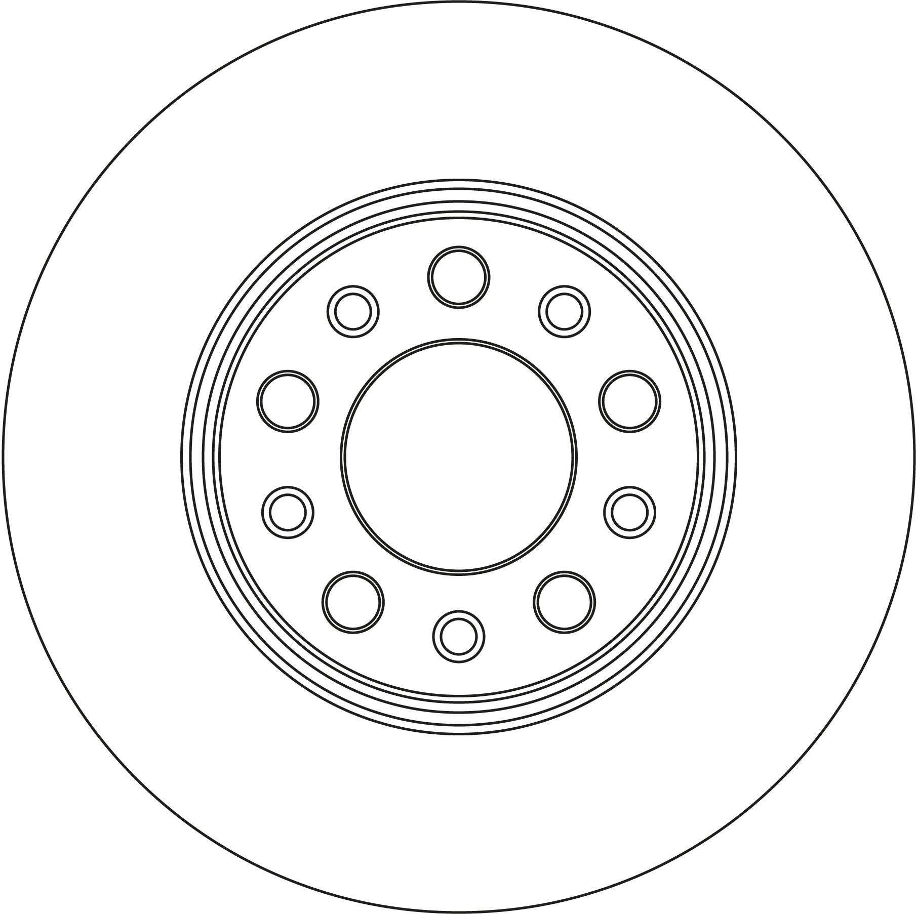 TRW DF4370: Remschijf Ø: 278mm, volledig, Ø: 278mm, Gelakt