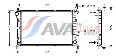 AVA COOLING SYSTEMS CN2115: Radiateur du moteur