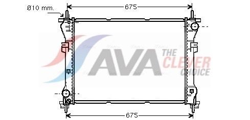 AVA COOLING SYSTEMS CN2118: Radiateur du moteur