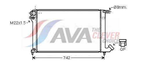 AVA COOLING SYSTEMS CNA2137: Radiateur du moteur