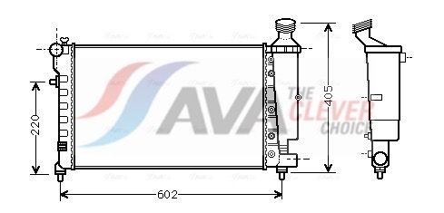 AVA COOLING SYSTEMS CNA2196: Radiateur du moteur