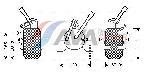 AVA COOLING SYSTEMS CNA2206: Radiateur du moteur