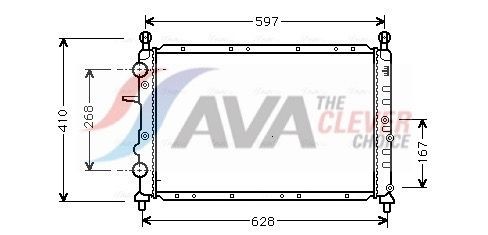 AVA COOLING SYSTEMS FT2322: Radiateur du moteur