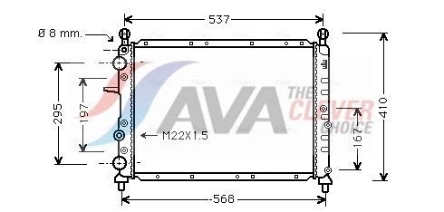 AVA COOLING SYSTEMS FTA2109: Radiateur du moteur