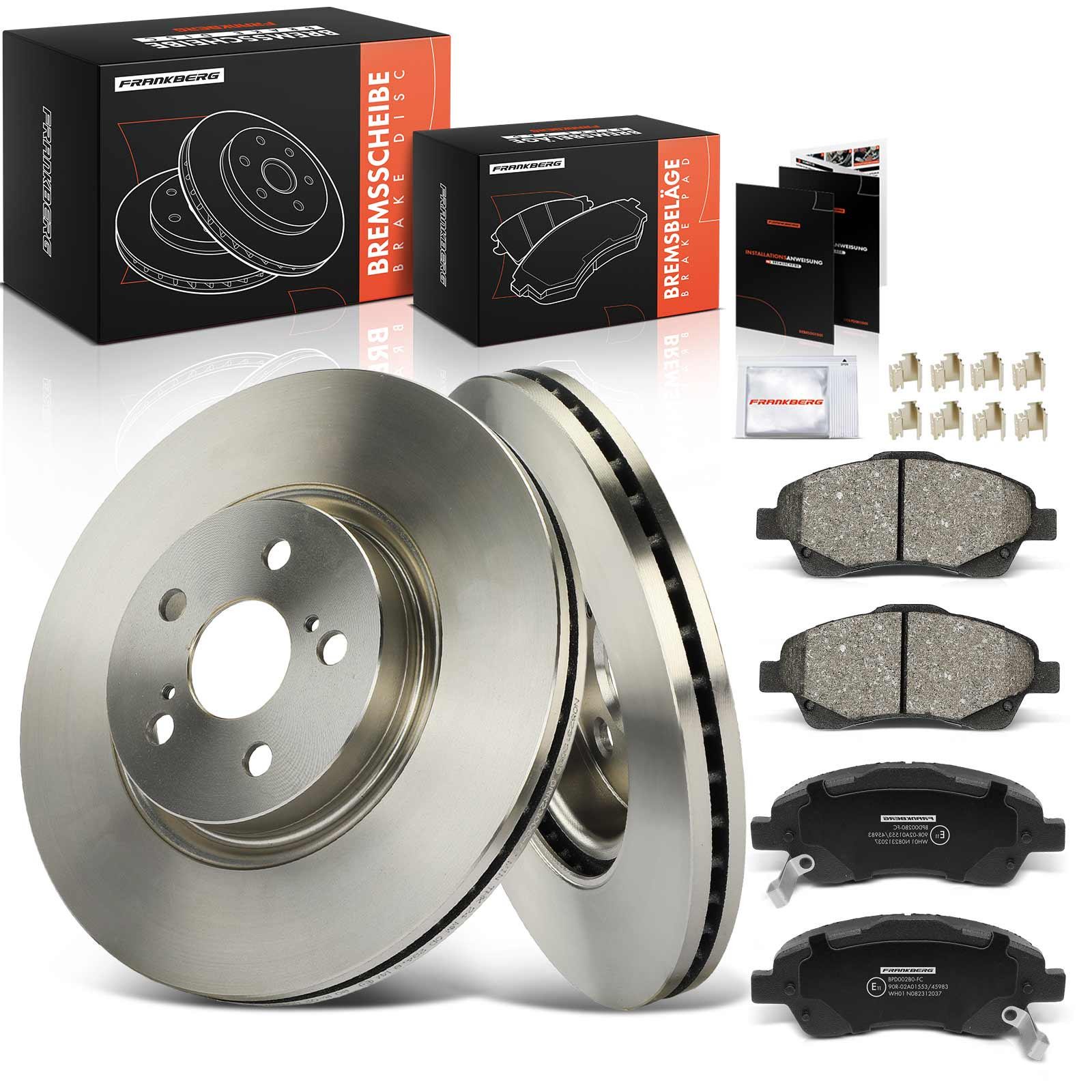 Frankberg 5481FB0033184: Bremsscheiben und -beläge Vorderachse, Ø: 294.9mm, Belüftet