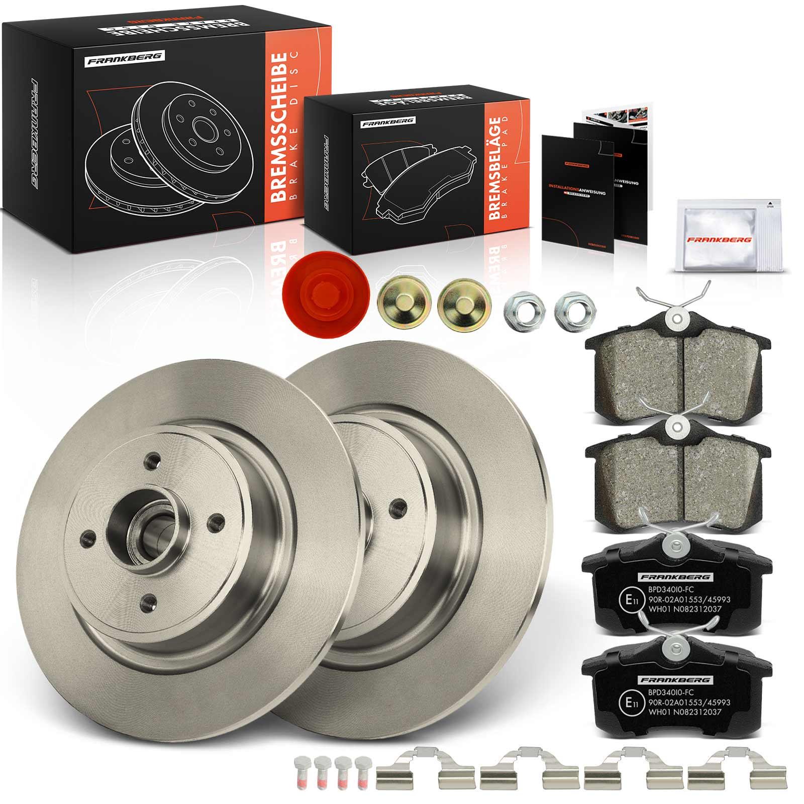 Frankberg 5481FB0033545: Pidurikomplekt, ketaspidur Tagasild, Ø: 274mm, täis