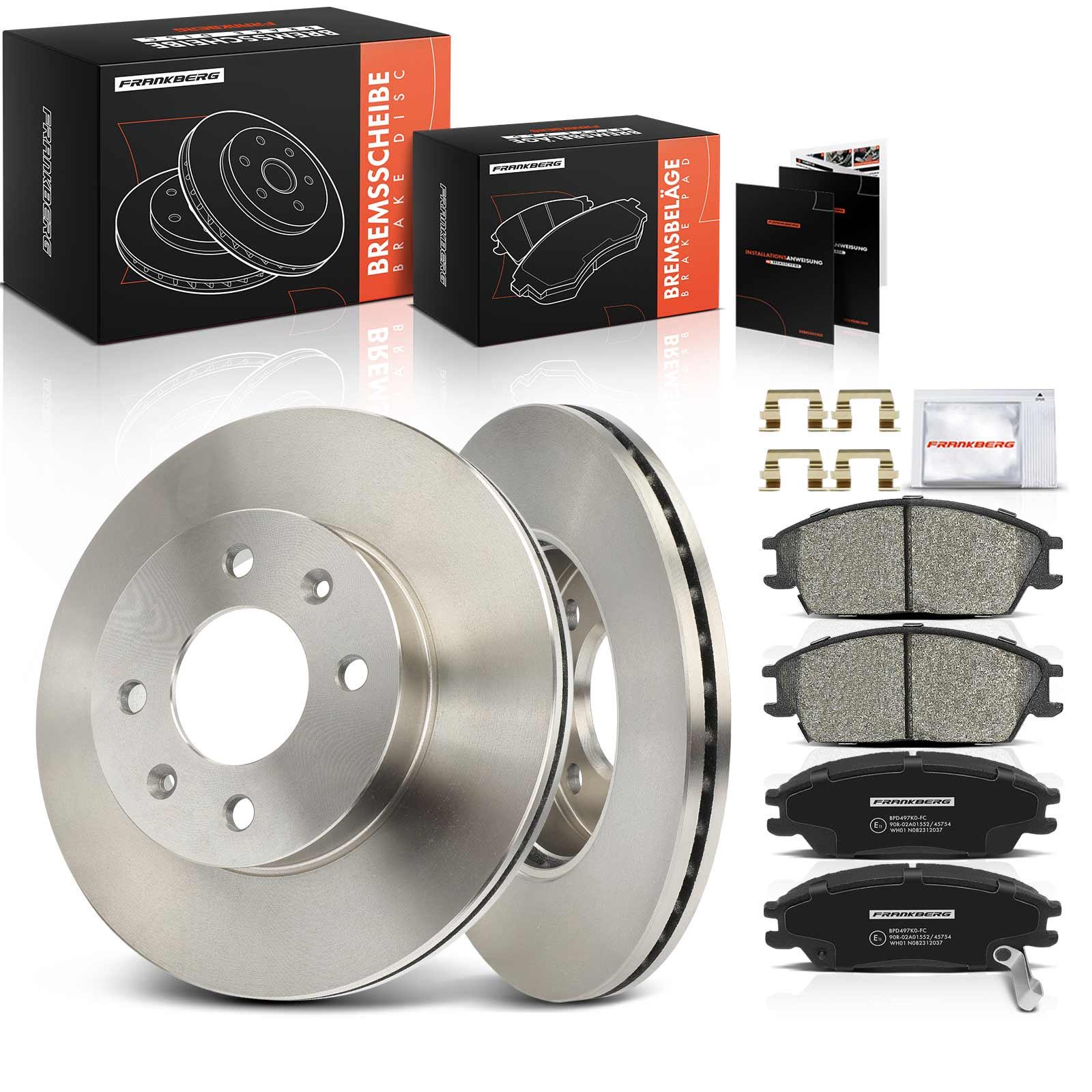 Frankberg 5481FB0033699: Bremžu komplekts, Disku bremzes Priekšējais tilts, Ø: 240.8mm, ventilējams