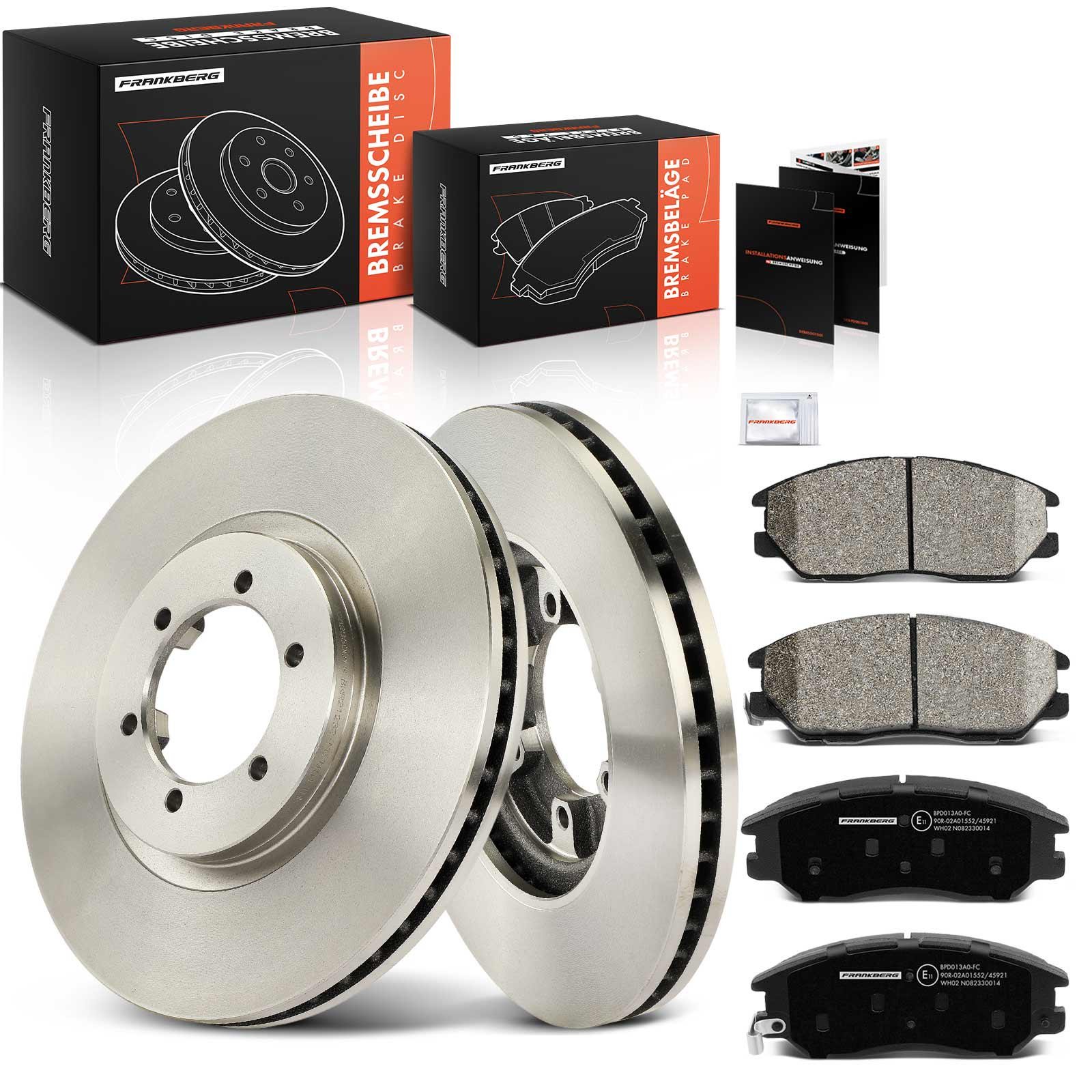 Frankberg 5481FB0029253: Bremžu komplekts, Disku bremzes Priekšējais tilts, Ø: 303.5mm, ventilējams