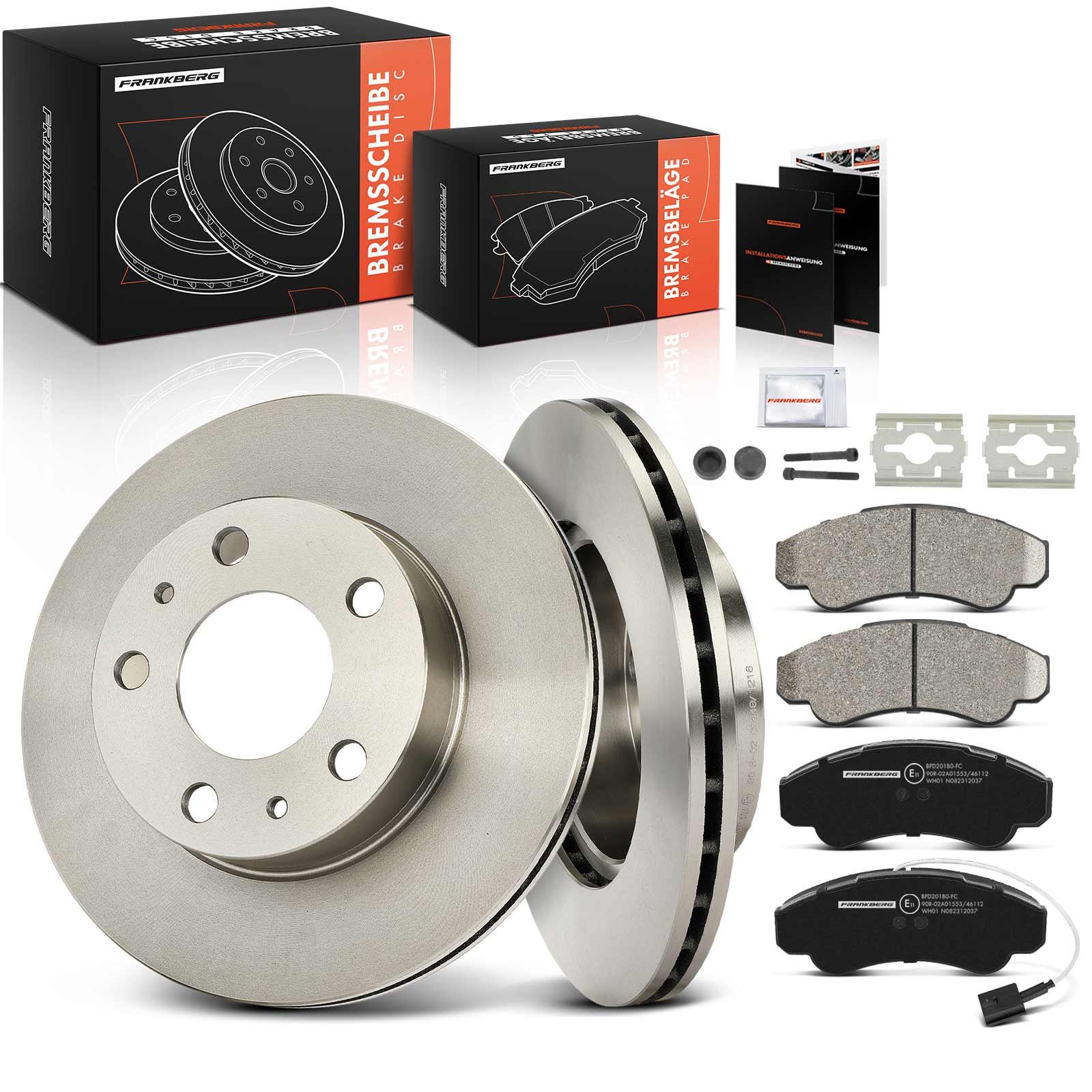 Frankberg 5481FB0033308: Remschijven en blokken Vooras, Ø: 300mm, Geventileerd