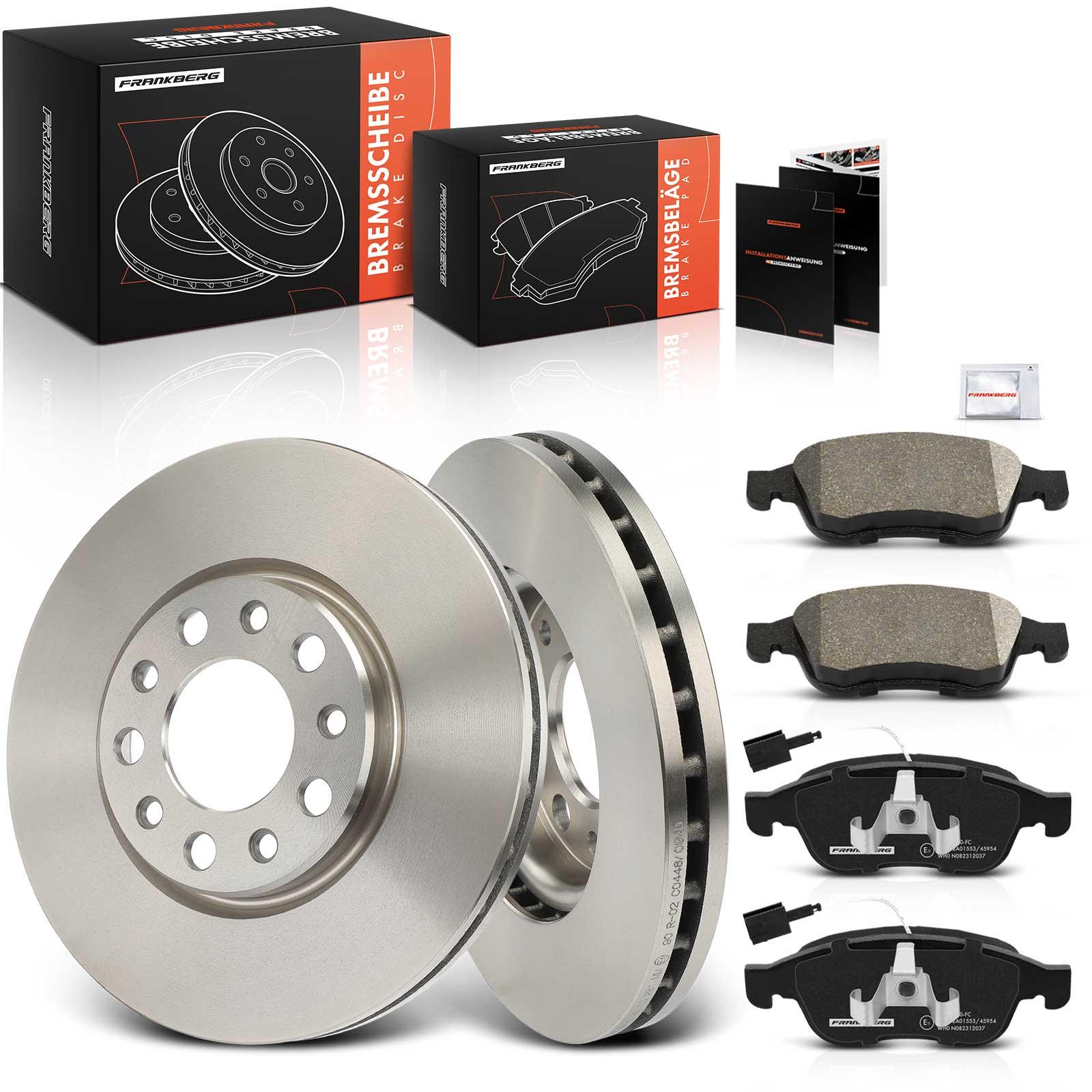 Frankberg 5481FB0029919: Bremžu komplekts, Disku bremzes Priekšējais tilts, Ø: 281mm, ventilējams