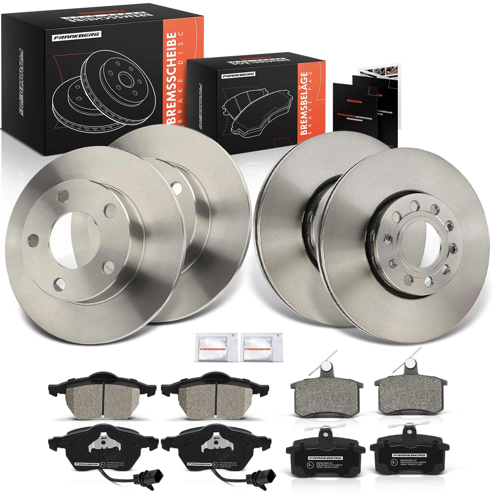 Frankberg 5481FB0033479: Disques et plaquettes de freins Ø: 244.7mm, plein