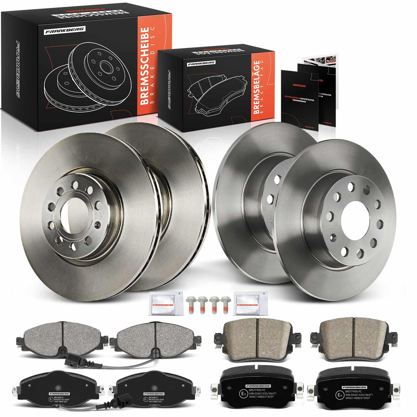 Frankberg 5481FB0033183: Bromssats, skivbroms Ø: 271.8mm, full