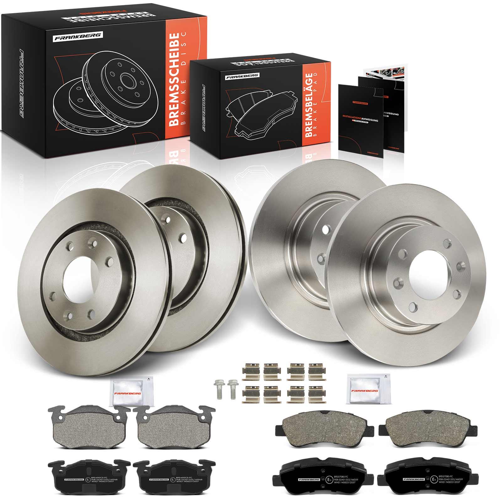 Frankberg 5481FB0033692: Pidurikomplekt, ketaspidur Ø: 247mm, täis