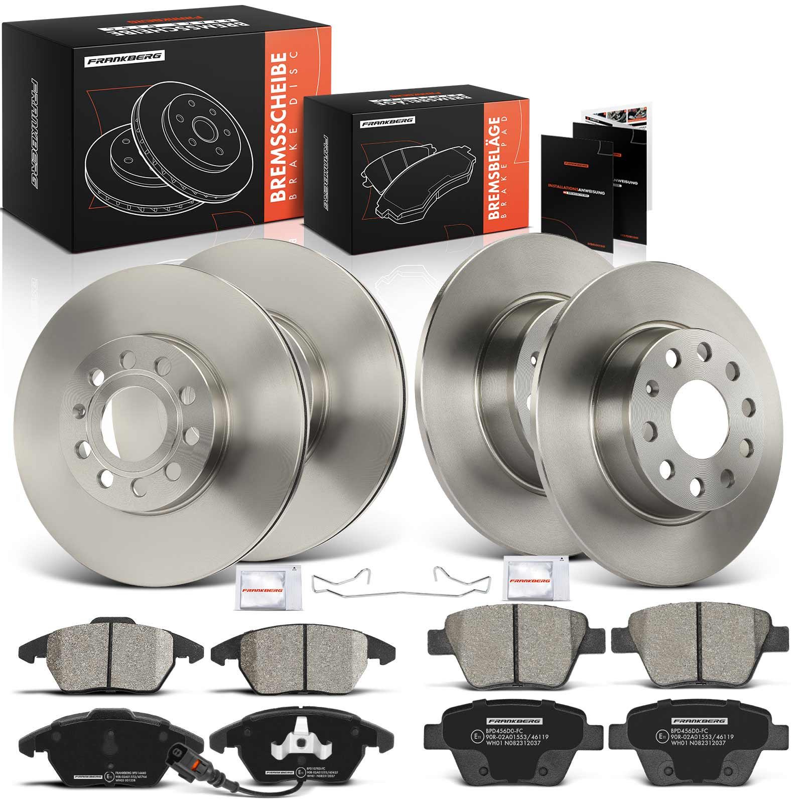 Frankberg 5481FB0033172: Zestaw do hamulców, hamulce tarczowe Ø: 271.8[mm], pełny