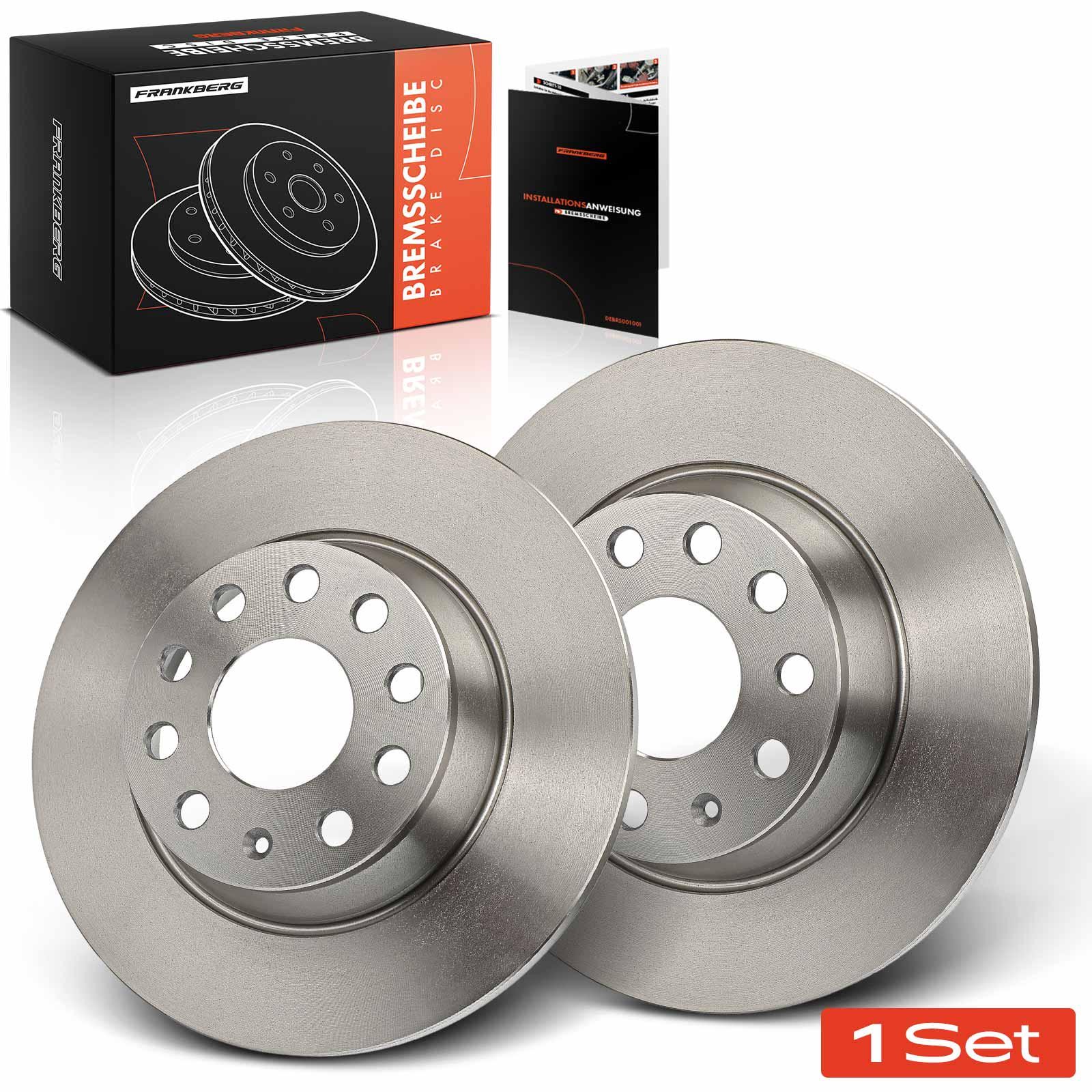 Frankberg 5481FB0033866: Bremžu diski Divpusējā aizm. ass, Ø: 282mm, pilnīgi, Ø: 282mm, ieeļļots