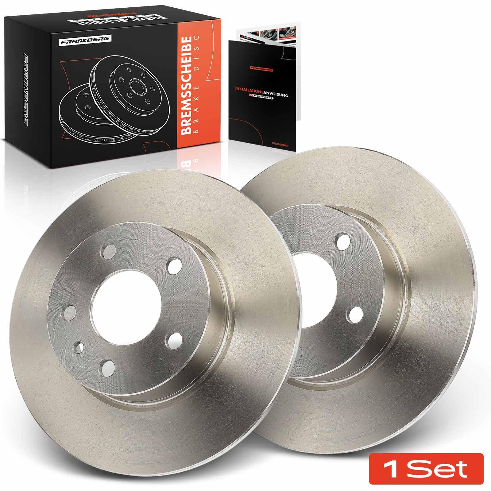 Frankberg 5481FB0033729: Bremsscheibe Hinterachse beidseitig, Ø: 251.2mm, voll, Ø: 251.2mm, geölt