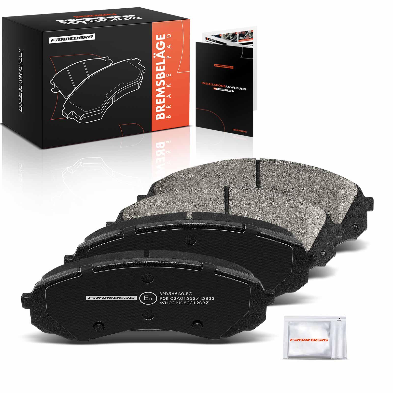 Frankberg 5481FB0033005: Bremseklodser Foraksel begge sider, Med olie