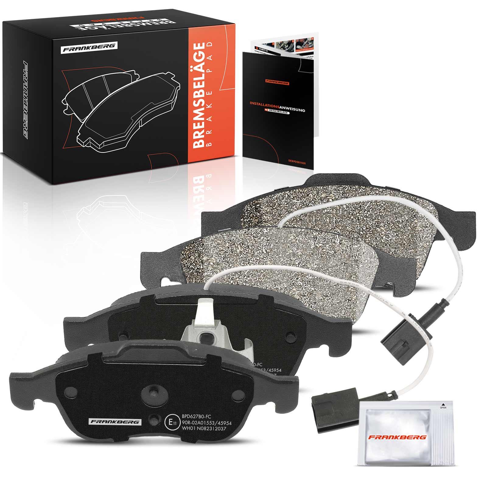 Frankberg 5481FB0033031: Bremsbeläge Vorderachse beidseitig, mit Öl