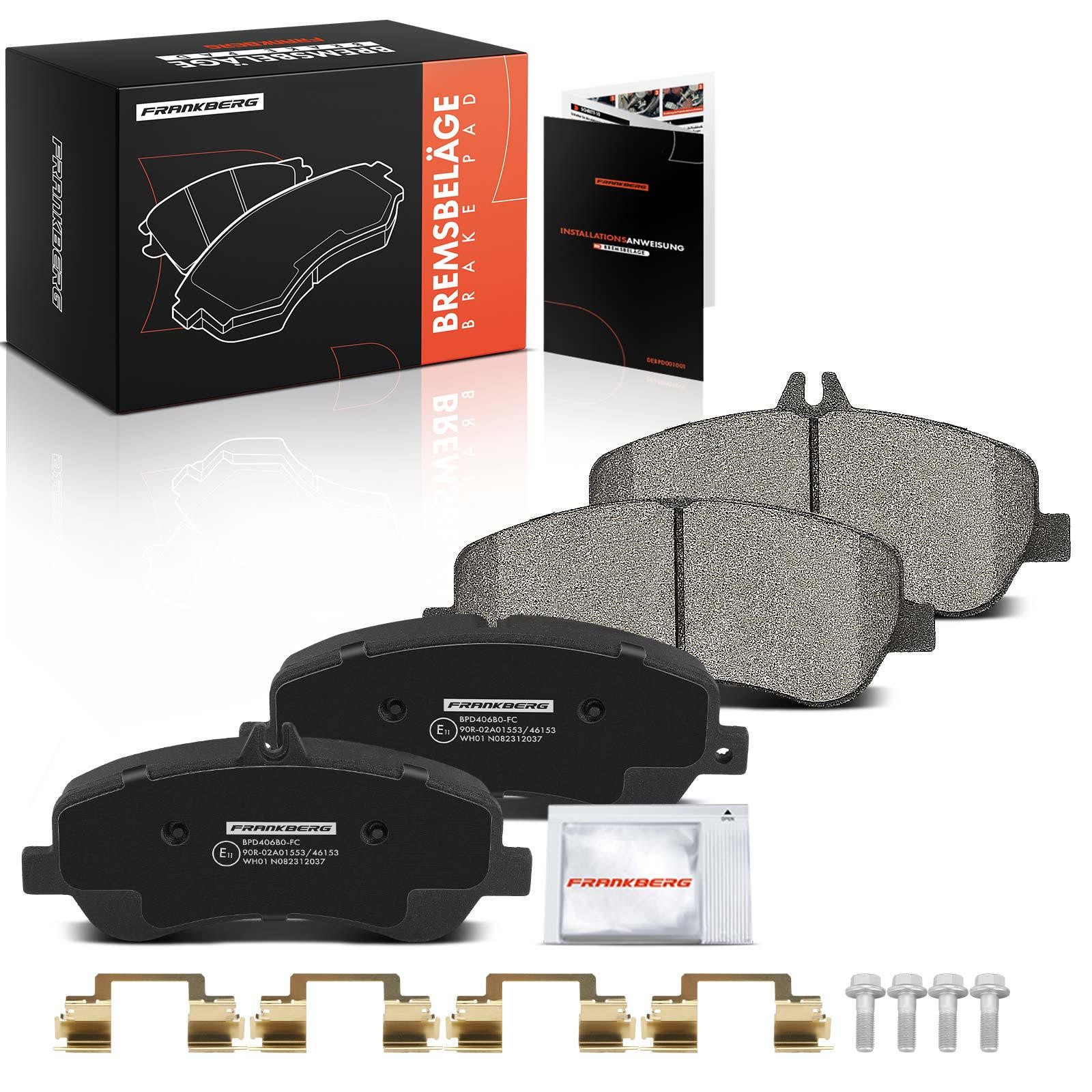 Frankberg 5481FB0032951: Piduriklotsid esisild mõlemapoolselt, kruvivõllidega