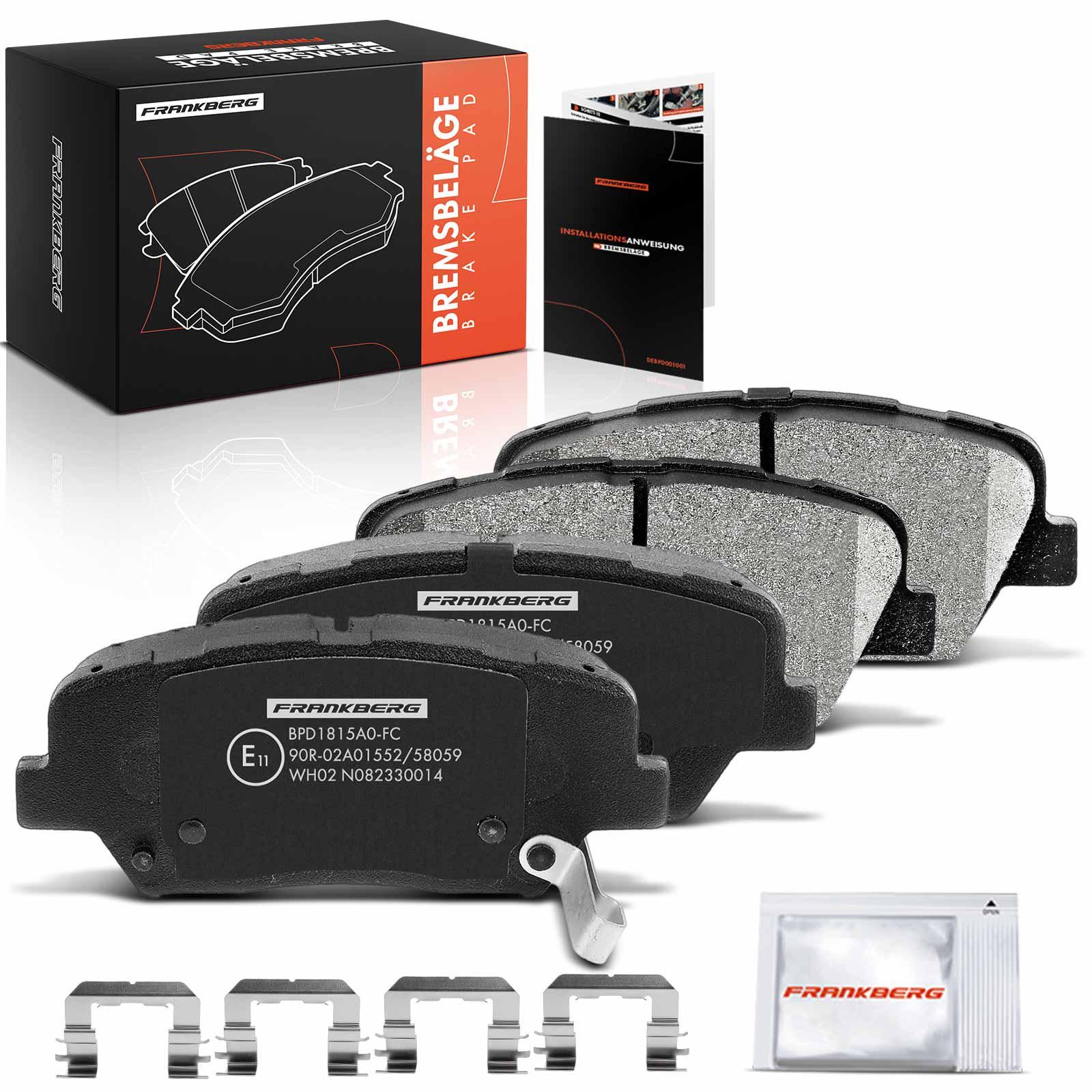 Frankberg 5481FB0029204: Bremžu kluči Priekšējais tilts divpusēji, ar sprostgredzeniem