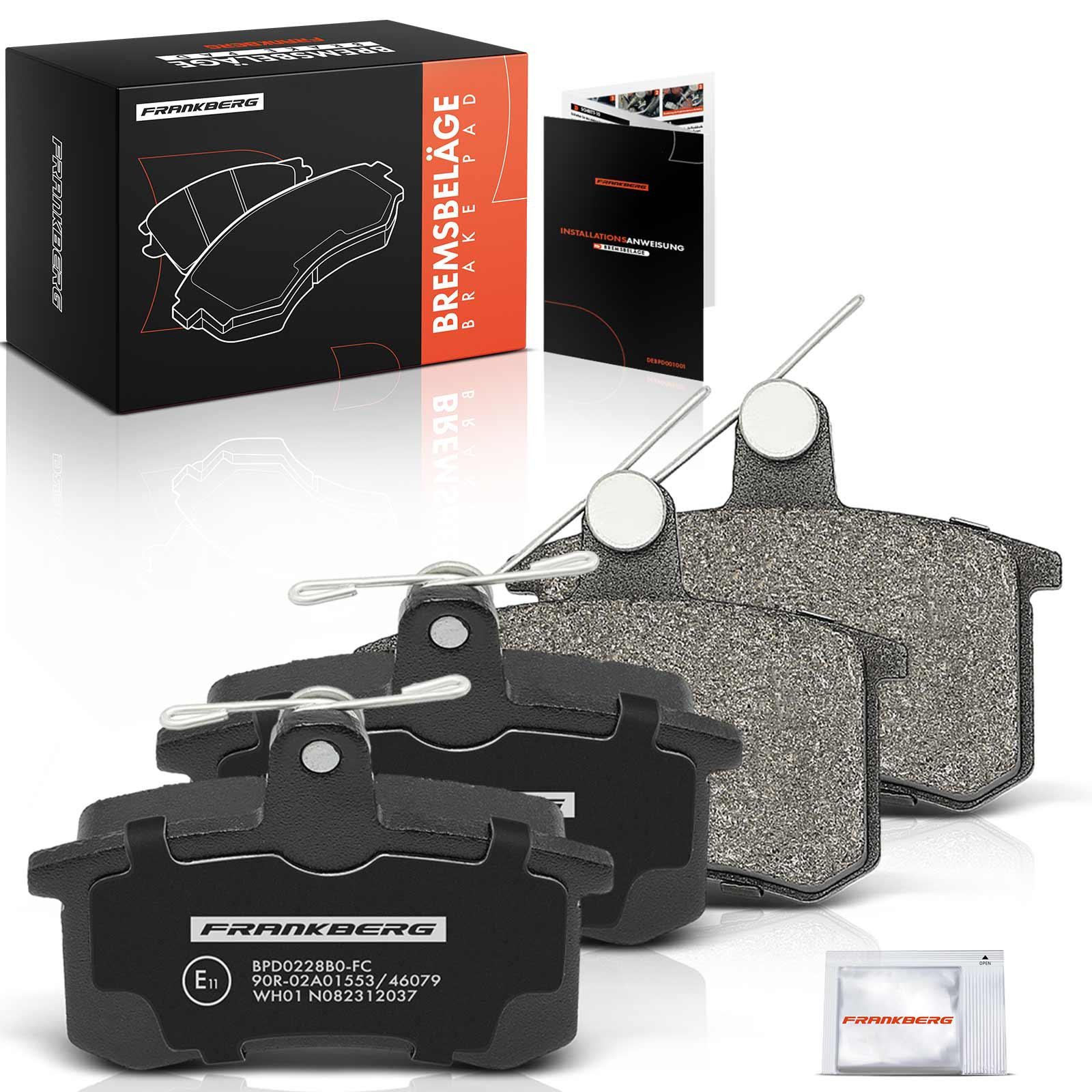 Frankberg 5481FB0032832: Bremseklodser Bagaksel på begge sider, Med olie