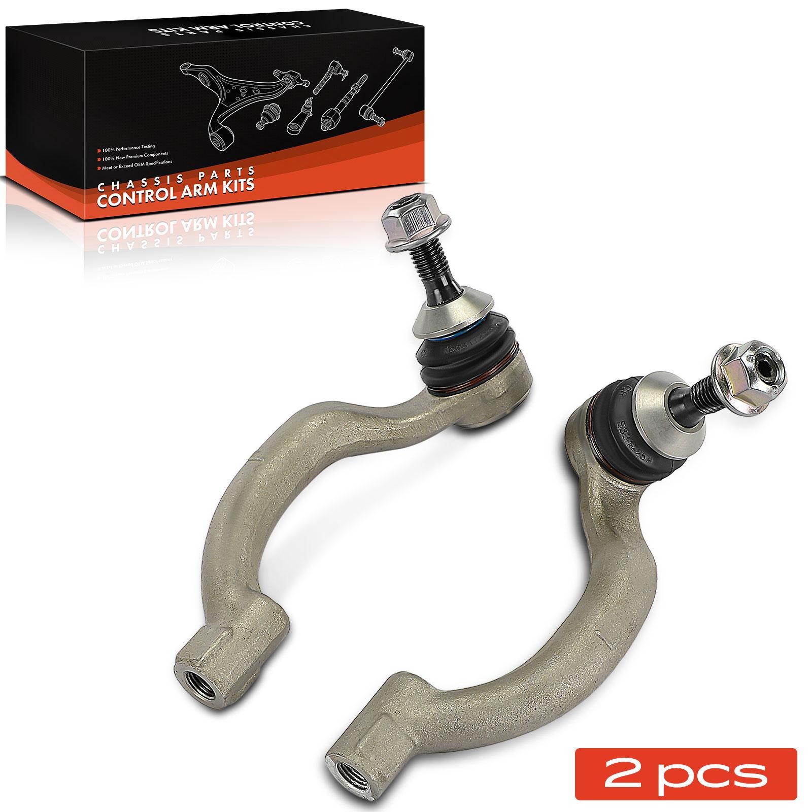 Frankberg 5481FB0036686: Raidetangon pää etuakseli molemminpuoleinen, 188mm, mutterilla