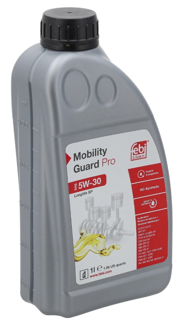 FEBI BILSTEIN 198691: Huile moteur Holset Turbo RECONDITIONNÉ 1I, 5W-30 Mobility Guard Pro, Longlife SP