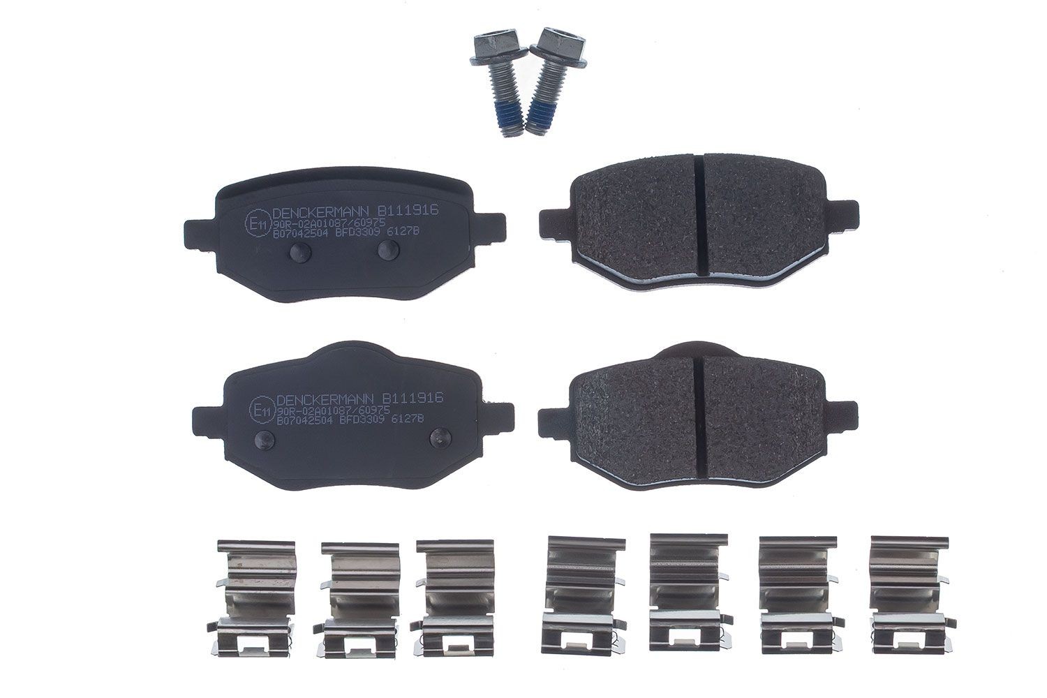 DENCKERMANN B111916: Plaquettes de frein Essieu arrière